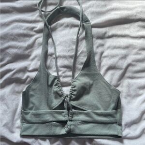 Princess Polly Sage Halter Bralette